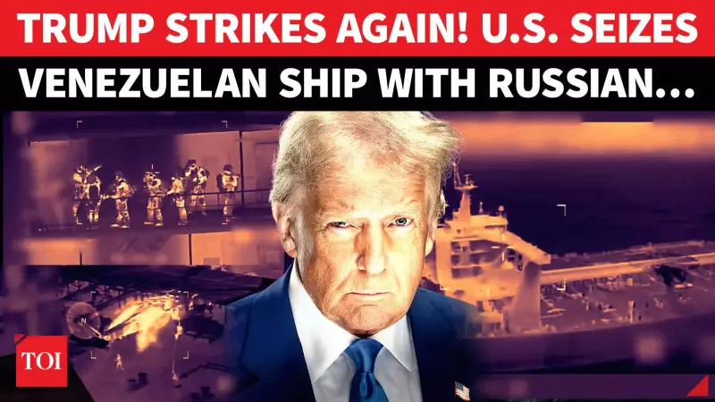 US Seizes Russian-Flagged Tanker Linked to Venezuela in Atlantic, Pentagon Confirms
