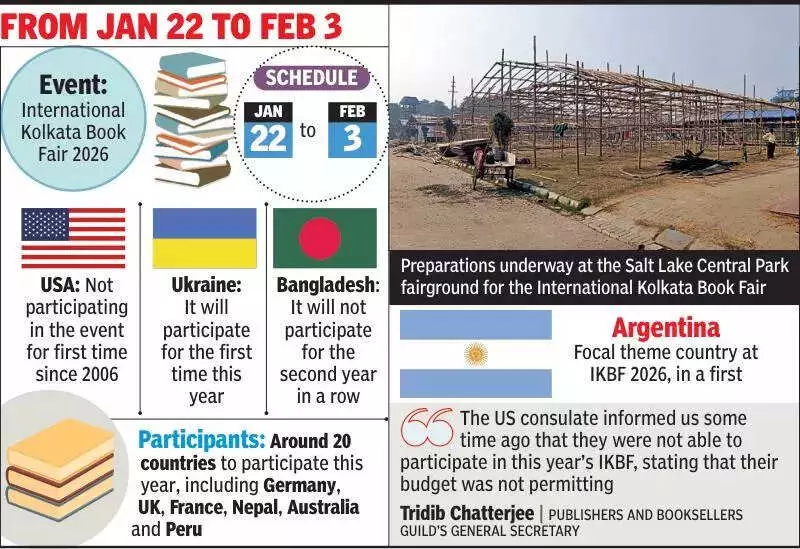 USA and Bangladesh Skip Kolkata Book Fair 2025, Ukraine Makes Debut
