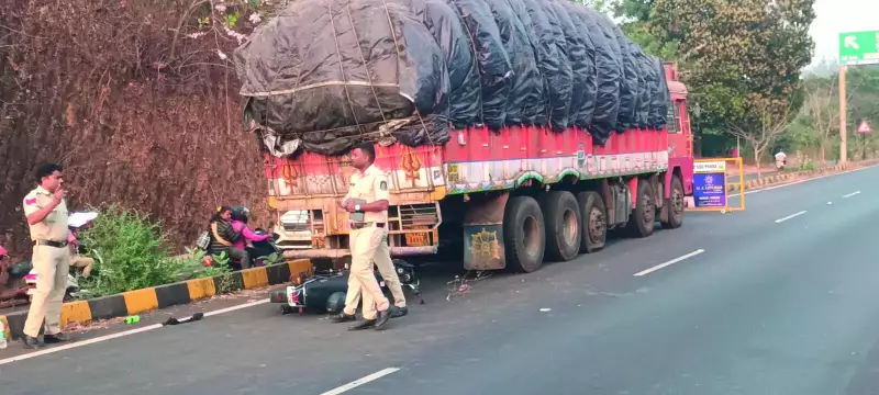 Usgao Resident Critically Injured in Motorcycle-Truck Collision Near Curti Flyover