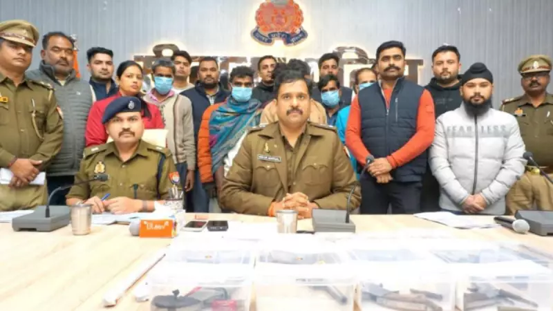 Uttar Pradesh Police Bust Inter-District Dacoity Gang in Sitapur, Arrest 7, Recover Rs 4.28 Lakh Cash