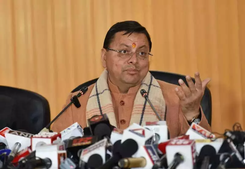 Uttarakhand CM Dhami Rejects US Think-Tank Report Ranking Him Top for Alleged Hate Speeches