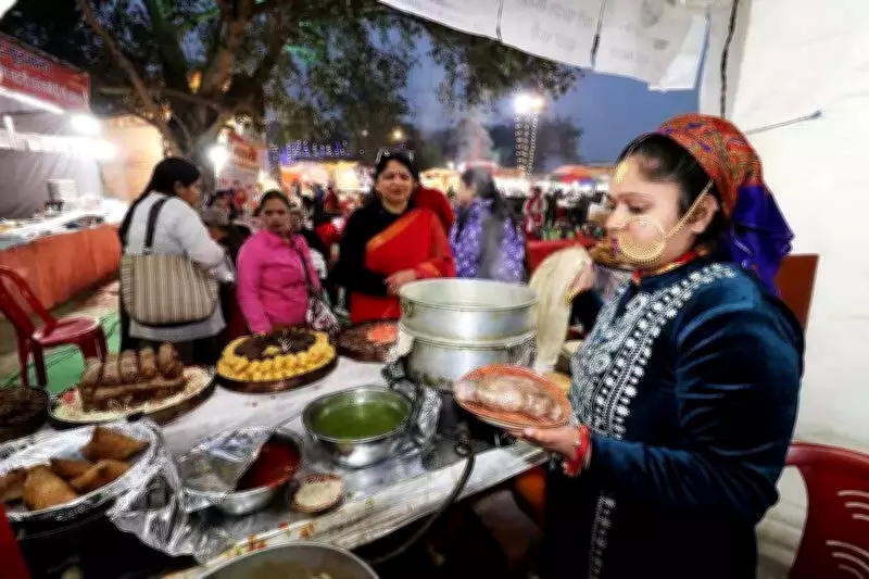 Uttarakhand Food Festival in Lucknow Draws Crowds with Traditional Hill Delicacies