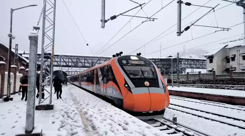 Vande Bharat Express Glides Through Kashmir Snow: Winter-Ready Marvel Unveiled