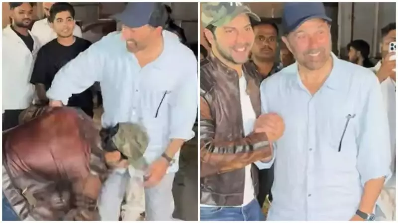 Varun Dhawan Touches Sunny Deol's Feet at Border 2 Screening in Mumbai