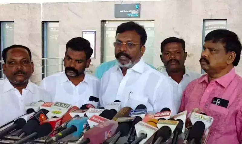 VCK Chief Thol Thirumavalavan Reaffirms No Alliance with BJP or PMK