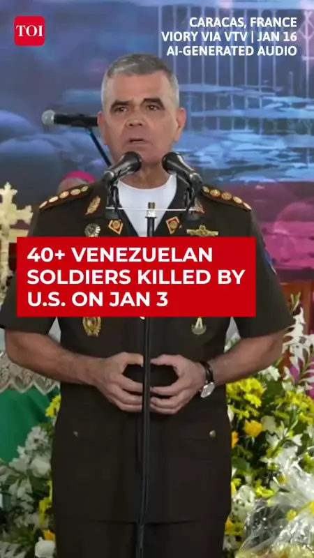 Venezuela Honors 47 Soldiers Killed in US Raid That Captured Maduro