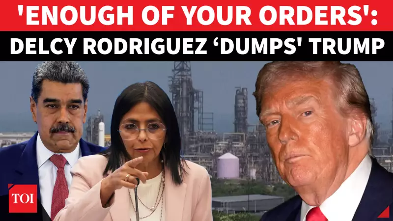 Venezuela's Delcy Rodríguez Defies US Pressure on Oil Control, Declares 'Enough Is Enough'