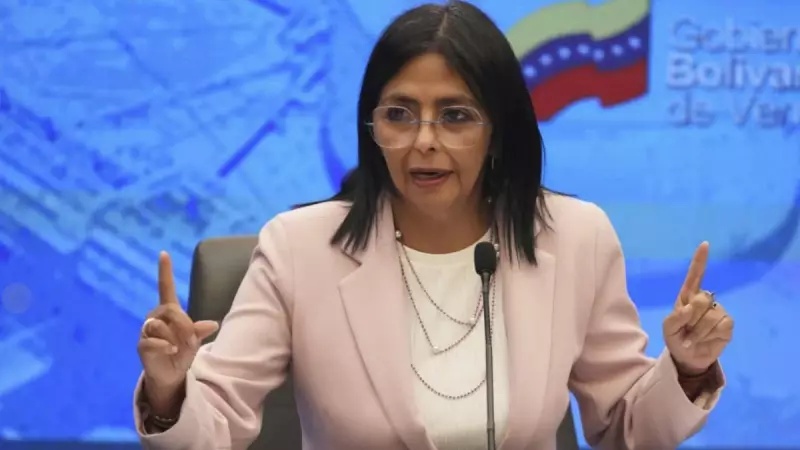 Venezuela's Delcy Rodriguez Slams Trump: 'It Was Always About Oil'