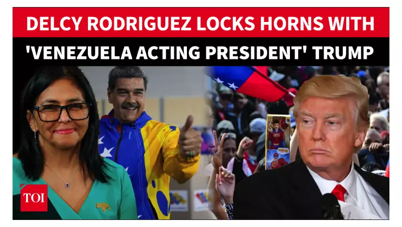 Venezuela's Delcy Rodriguez Slams Trump's False 'Acting President' Claim