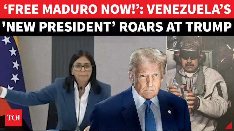 Venezuela's VP Delcy Rodríguez Defies Trump: 'No Oil, Gold for US'