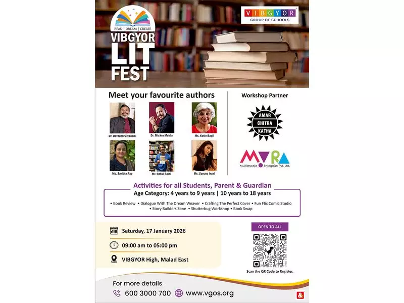 VIBGYOR Group of Schools Launches Inaugural Literature Festival for Students