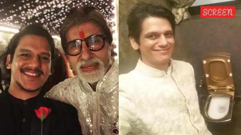 Vijay Varma's 2016 Selfie Reveals Golden Toilet at Amitabh Bachchan's Jalsa Home