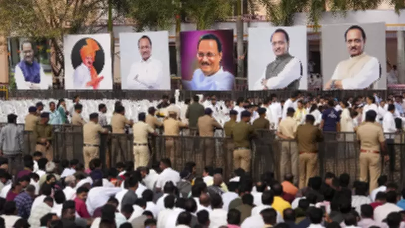 Villagers Mourn Ajit Pawar with Tears and 'Ajit Dada Amar Rahe' Slogans at Katewadi Home