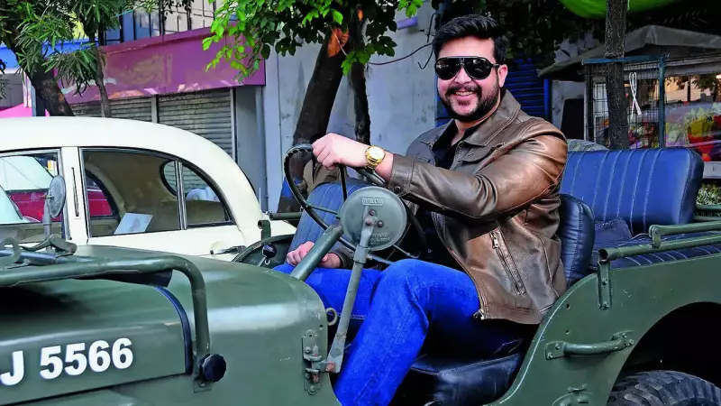 Vintage Car Rally in Lucknow's Hazratganj Showcases 22 Classic Beauties