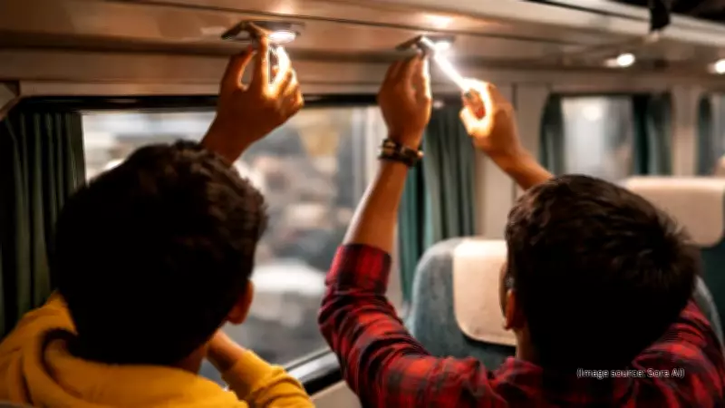 Viral Train Video of Kids Playing with Reading Lights Sparks Civic Sense Debate