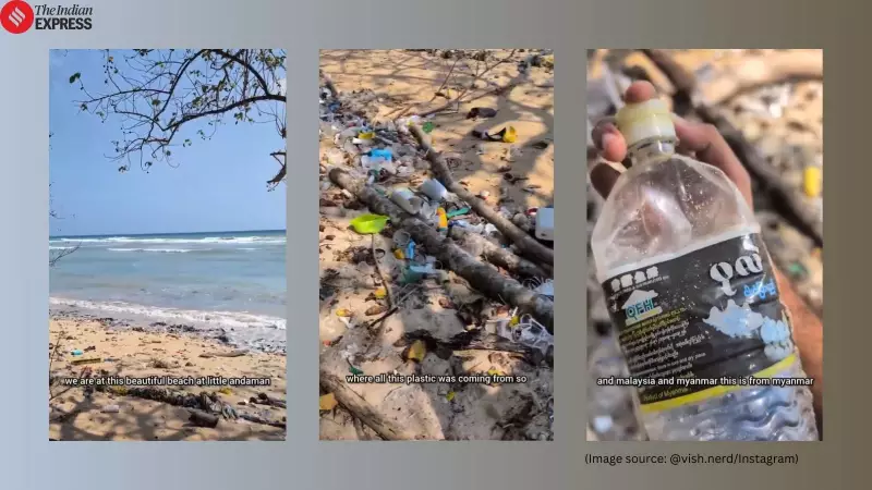 Viral Video Exposes Southeast Asian Plastic Waste Polluting Andaman Beaches