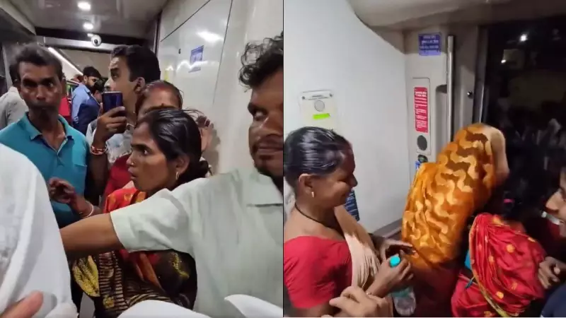 Viral Video Shows Ticketless Passengers Boarding Vande Bharat in Bihar, Sparks Civic Sense Debate