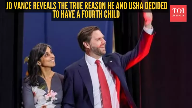 VP JD Vance Admits Tax Incentives Influenced Decision to Have Fourth Child