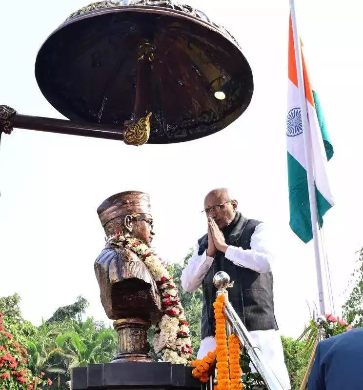 VP Radhakrishnan Honors Netaji's Vision at Cuttack Birth Anniversary Event