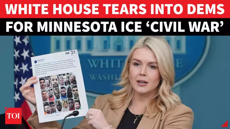 White House Defends ICE Agent's Actions in Minneapolis Shooting, Blames Democrats