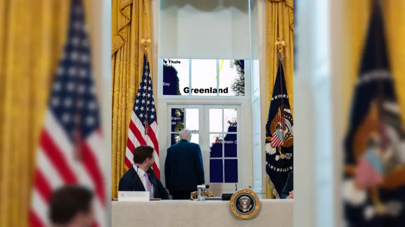 White House Edits Photo to Show Trump Staring at Greenland, Sparking Debate