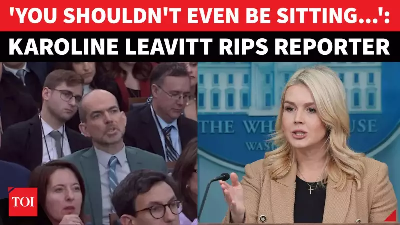 White House Press Secretary Explodes at Reporter Over ICE Shooting Questions