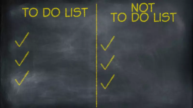 Why a 'Not-To-Do' List Beats New Year Resolutions for Lasting Success