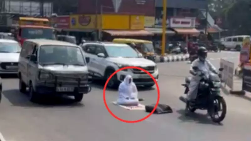 Woman Offers Namaz on Busy Kerala Road Amid Property Dispute, Detained