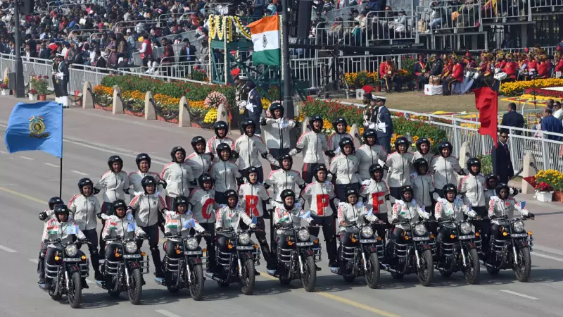 Women Warriors Steal the Show at India's 77th Republic Day Parade