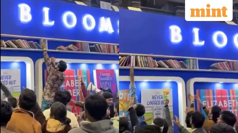 World Book Fair 2026 Turns Chaotic as Crowds Snatch Books in Delhi