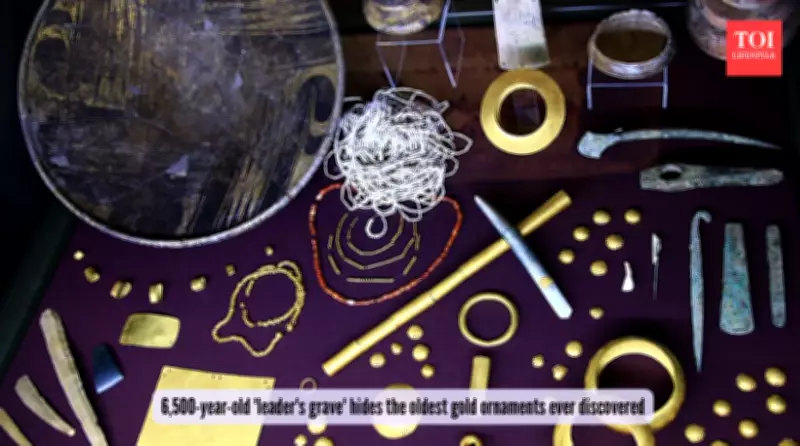 World's Oldest Gold Treasure Unearthed in Bulgarian Grave, Not Pirate Chests