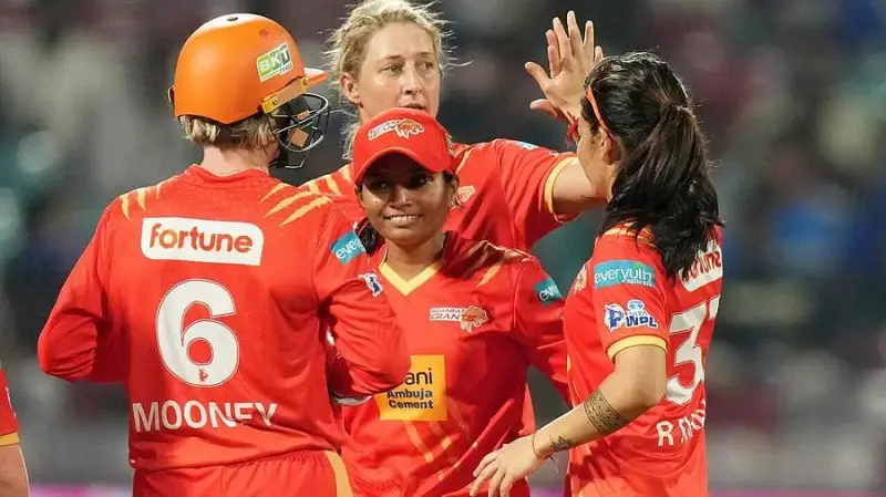 WPL 2026: Gujarat Giants Triumph Over UP Warriorz by 45 Runs in Thrilling Encounter