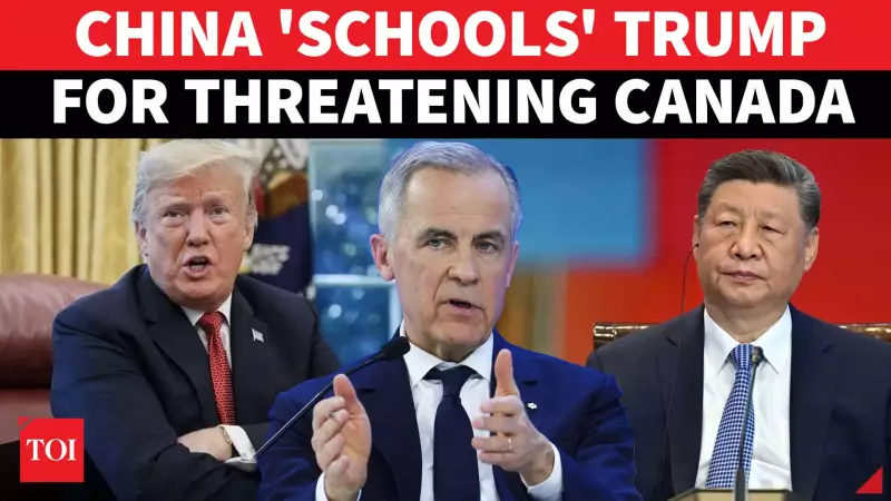 Xi's 'Win-Win' Diplomacy Contrasts Trump's Tariff Threats As Canada Navigates US-China Rift