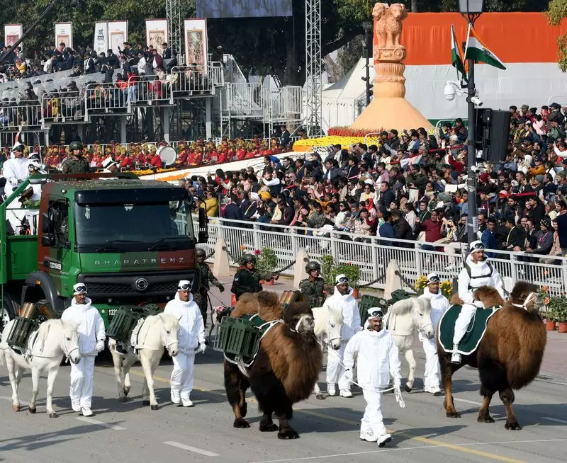 Zanskar Ponies and Bactrian Camels Steal the Spotlight at Delhi's Republic Day Parade