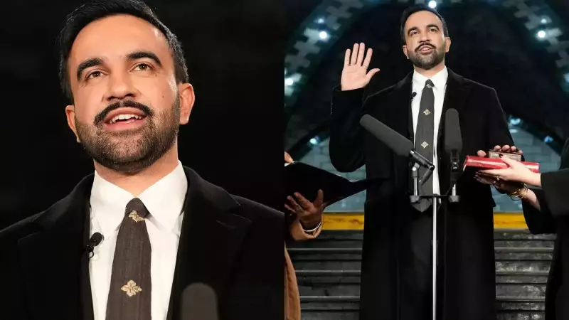 Zohran Mamdani's Assamese Eri Silk Tie Steals Spotlight at NYC Inauguration