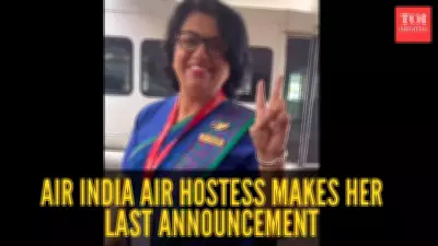 Air India Hostess' Final Announcement Goes Viral for Its Quiet Dignity