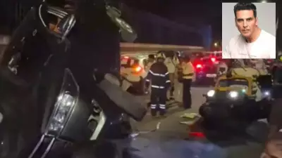 Akshay Kumar's Security Car Crashes in Mumbai, Auto Driver Injured