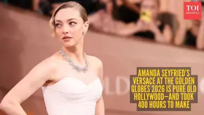 Amanda Seyfried's 400-Hour Versace Gown Steals Golden Globes 2026 Spotlight