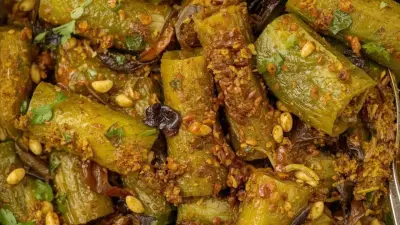 Arbi Ke Patte Ki Sabzi: A Nutritious North Indian Delight with Besan Recipe