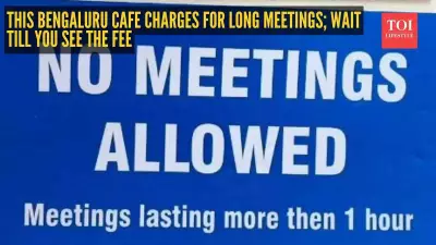 Bengaluru Cafe's 'No Meetings' Notice Sparks Online Debate Over Workspace Etiquette
