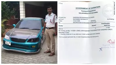 Bengaluru Traffic Police Slap Rs 1.11 Lakh Fine on Modified Car Worth Rs 70,000
