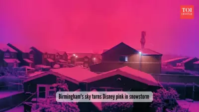 Birmingham Sky Turns Disney Pink During Snowstorm: Science Explained