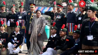 Delhi CM Rekha Gupta Inspires NCC Cadets at Republic Day Camp, Lauds Discipline