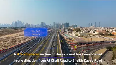 Dubai Opens Major Hessa Street Phase, Doubling Traffic Capacity to 16,000 Vehicles/Hour