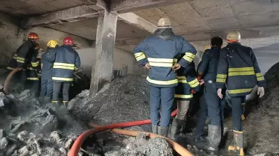 Five Labourers Critical After Massive Fire Engulfs Surat Plastic Factory