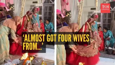 Foreign Friends Join Pheras at Indian Wedding, Create Viral Cultural Mix-Up