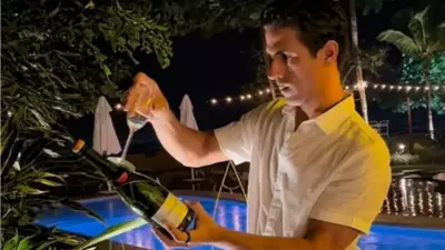 Formula E Star Lucas Di Grassi's Stylish Champagne Trick Wows Fans