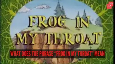 Frog in My Throat: The Croaky History of a Common English Idiom