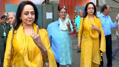 Hema Malini Faces Voter Anger at Mumbai Polling Booth During BMC Elections