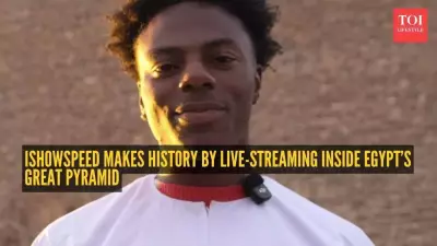 IShowSpeed Makes History With First-Ever Live Stream Inside Egypt's Great Pyramid